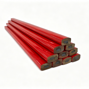 10inch Red square Carpenter Pencil