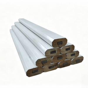 7inch White Octagonal Carpenter Pencil