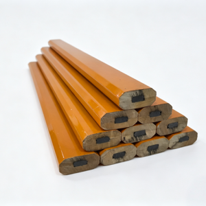 7inch Orange Octagonal Carpenter Pencil